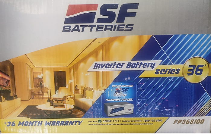 SF Sonic  - Flat Plate Battery - FP36S88